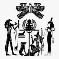 Egyptian Hieroglyphic Hoodie Maat Thoth Anubis Ammit Ladies Fitted T-shirt | Artistshot