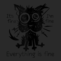 Everything Is Fine Funny Stressed Out Cat Graphic Tank Top Printed Hat | Artistshot