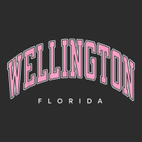 Wellington Florida Fl Varsity Style Pink Text Exclusive T-shirt | Artistshot