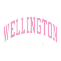 Wellington Florida Fl Varsity Style Pink Text Sticker | Artistshot