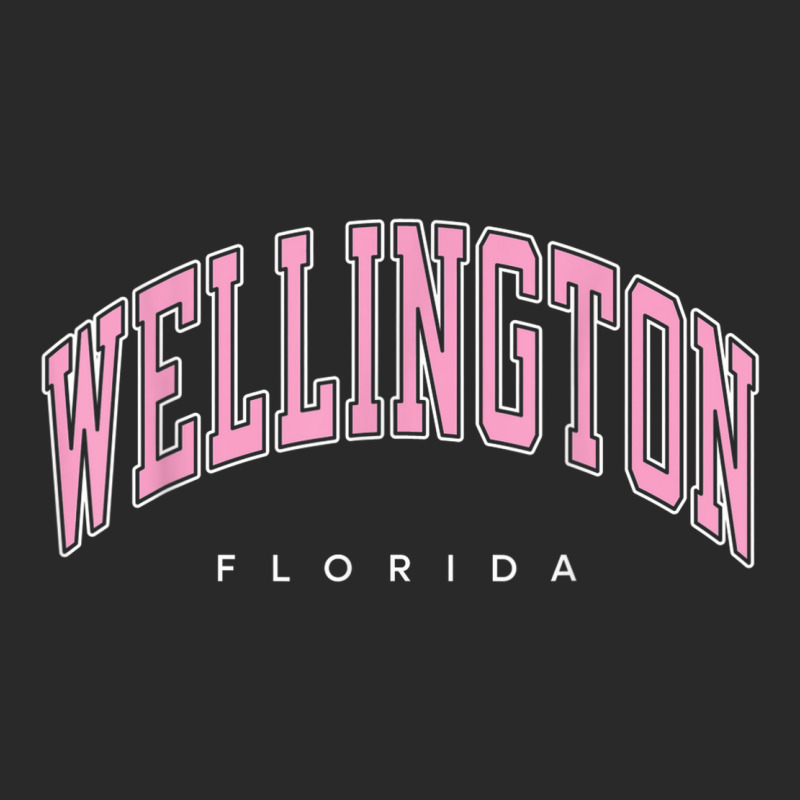 Wellington Florida Fl Varsity Style Pink Text Toddler T-shirt | Artistshot