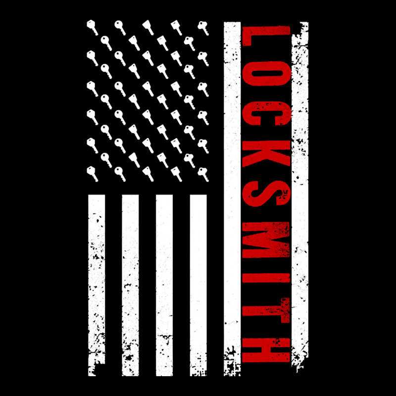 Cool Locksmith Art For Men Women American Flag Lock Picker Pullover Ho Men's Long Sleeve Pajama Set by cm-arts | Artistshot