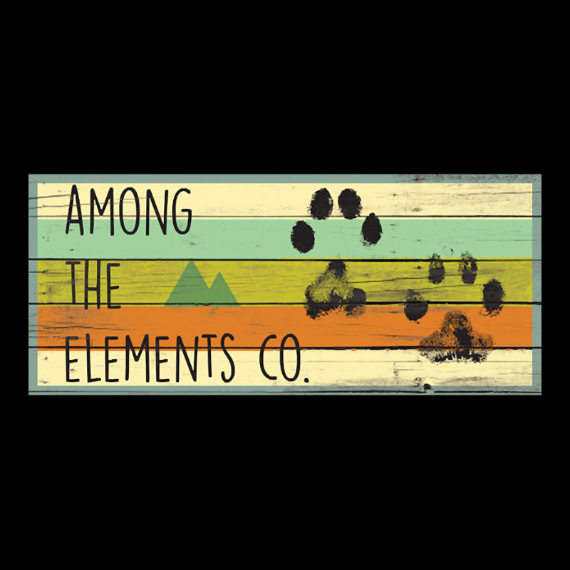 Among The Elements Co. Wood Paw Print Adjustable Cap | Artistshot