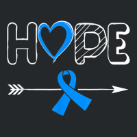 Hope Diabetes Type 1 Ribbon Type 2 Diabetes Awareness Crewneck Sweatshirt | Artistshot