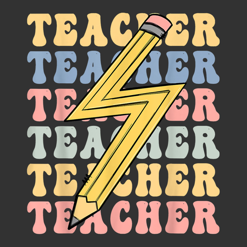 Cute Retro Teacher Teaching Pencil School Lightning Bolt T Shirt Baby Bodysuit by cm-arts | Artistshot