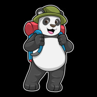 C:\users\dell\desktop\l2\chung 7\panda Types Panda As Hiker With Backp Long Sleeve Shirts | Artistshot