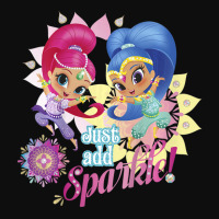 Kids Shimmer And Shine Just Add Sparkle Dancing Portrait Crop Top | Artistshot