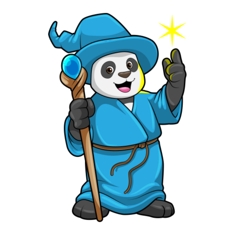 C:\users\dell\desktop\l2\chung 7\panda Types Panda As Wizard With Magi Sticker | Artistshot