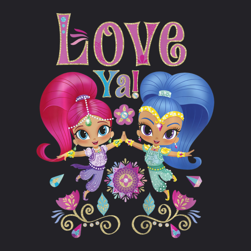 Kids Shimmer And Shine Love Ya Gem Collage Portrait Youth Tee by cm-arts | Artistshot