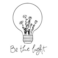 Be The Light Christian Light Bulb And Flowers T Shirt Baby Tee | Artistshot