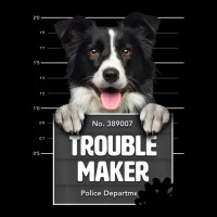 Troublemaker Cheeky Border Collie Puppy Is Naughty Adjustable Cap | Artistshot