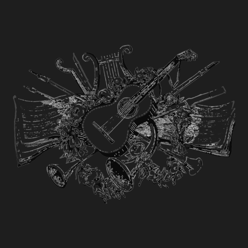 Guitar Meeting Instrument Classic T-shirt by DavidJones | Artistshot