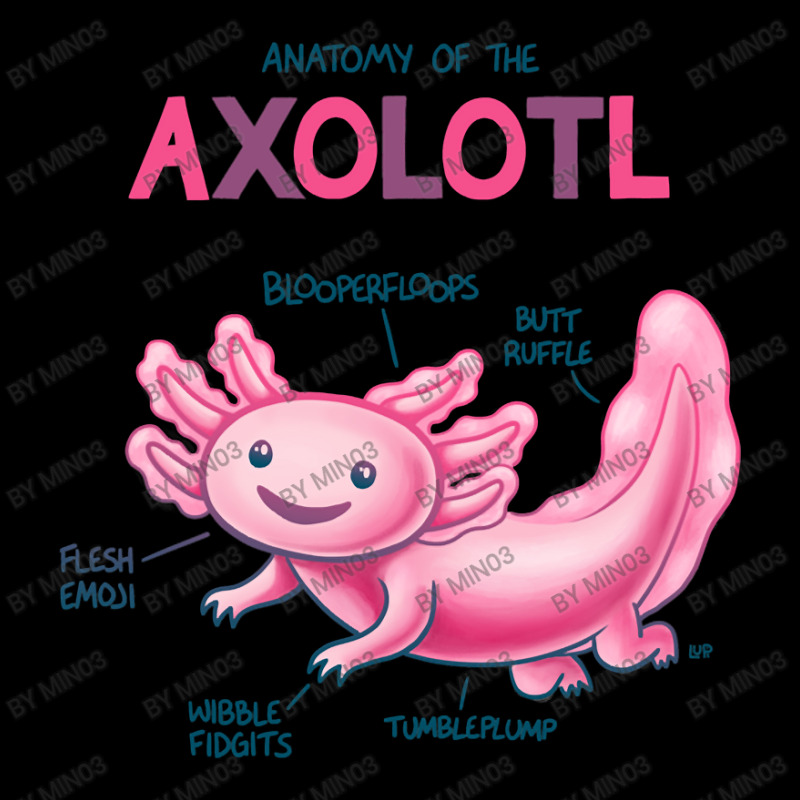 Anatomy Of The Axolotl Long Sleeve Shirts | Artistshot