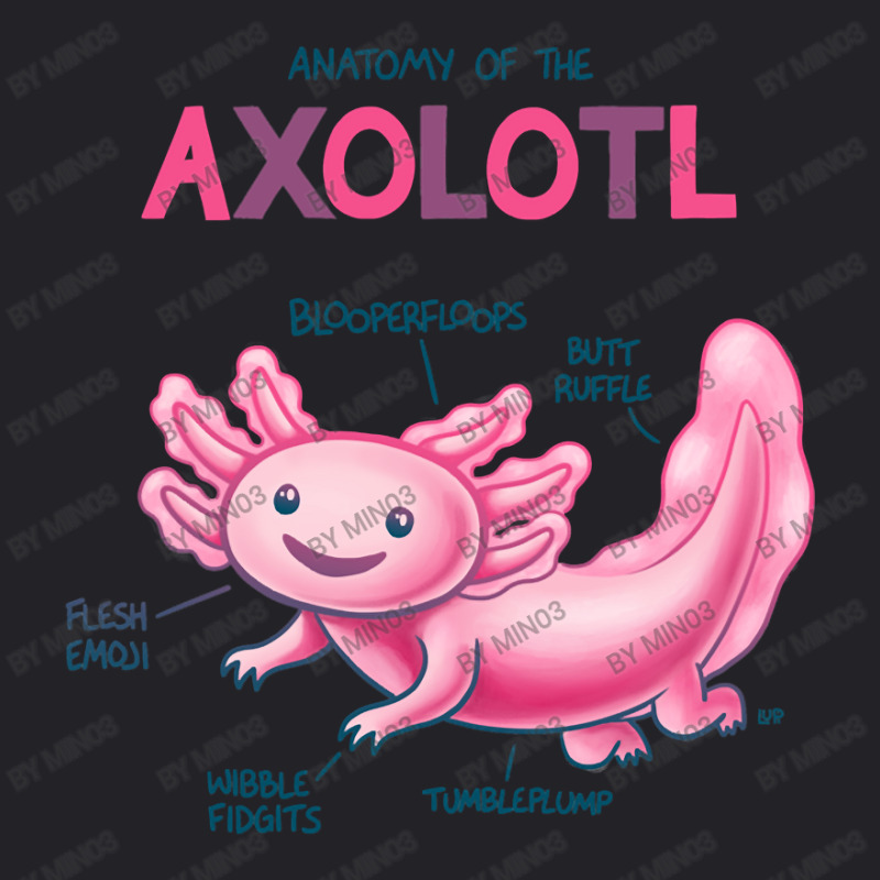 Anatomy Of The Axolotl Youth Tee | Artistshot