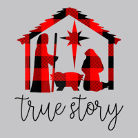 True Story Christmas Manger Nativity Scene Buffalo Plaid Raglan Baseba Baby Bodysuit | Artistshot