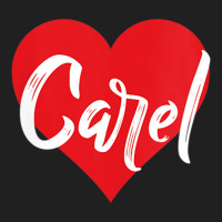 Womens I Love Carel First Name Tshirt I Heart Named V Neck T Shirt Ladies Polo Shirt | Artistshot