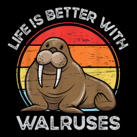 Life Is Better With Walruses Tusk Whiskers Marine Mammals Baby Tee | Artistshot