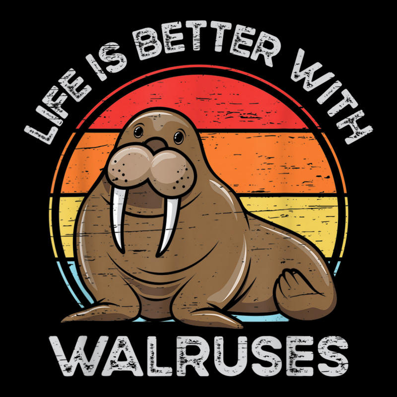 Life Is Better With Walruses Tusk Whiskers Marine Mammals Baby Tee | Artistshot