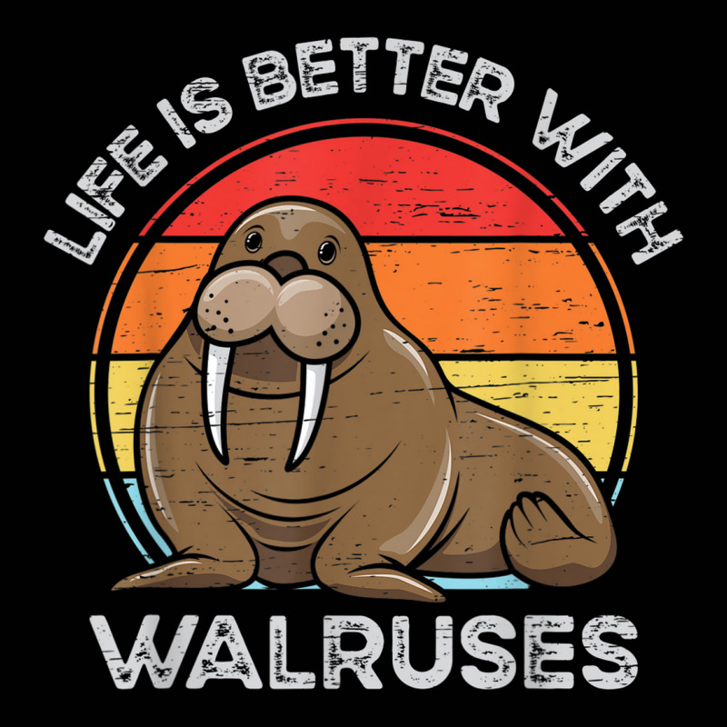 Life Is Better With Walruses Tusk Whiskers Marine Mammals Toddler 3/4 Sleeve Tee | Artistshot