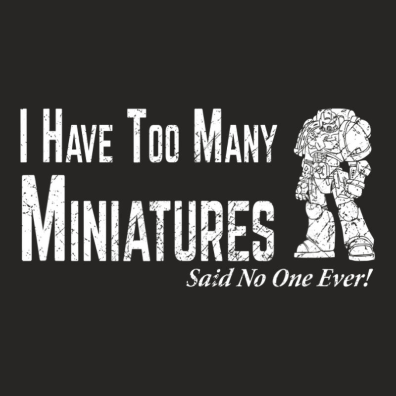 Wargaming Too Many Miniature Wargamer Ladies Fitted T-Shirt by cm-arts | Artistshot