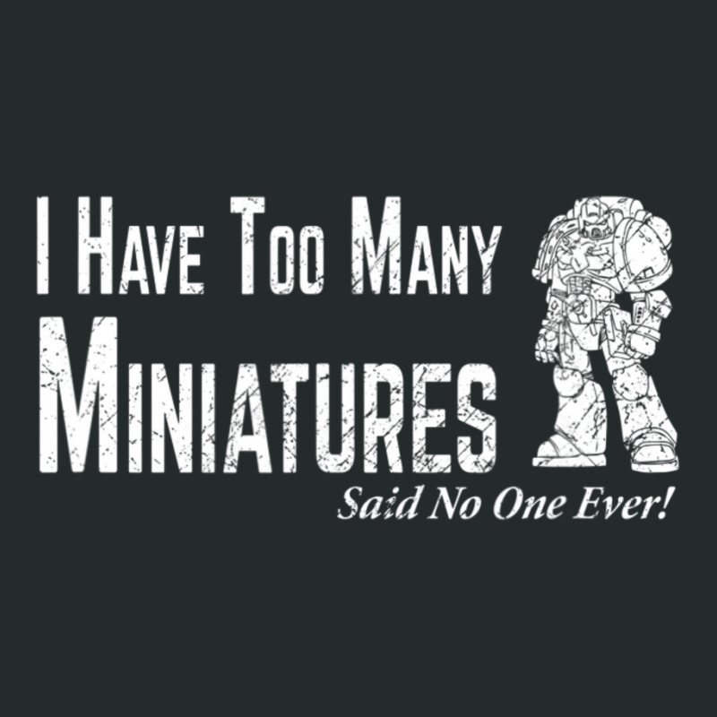 Wargaming Too Many Miniature Wargamer Women's Triblend Scoop T-shirt by cm-arts | Artistshot