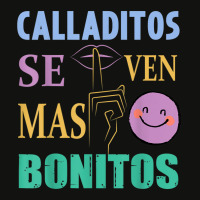 Calladitos Se Ven Mas Bonitos Maestra Spanglish Bilingual T Shirt Scorecard Crop Tee | Artistshot