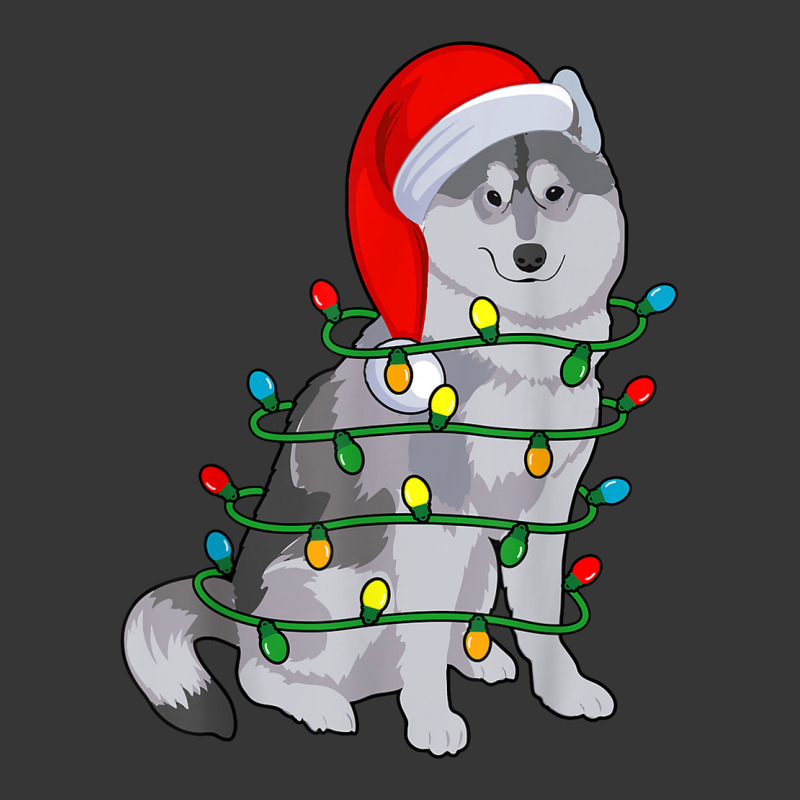 Siberian Husky Santa Christmas Tree Lights Xmas Gifts Boys Toddler Hoodie by Prismatic | Artistshot