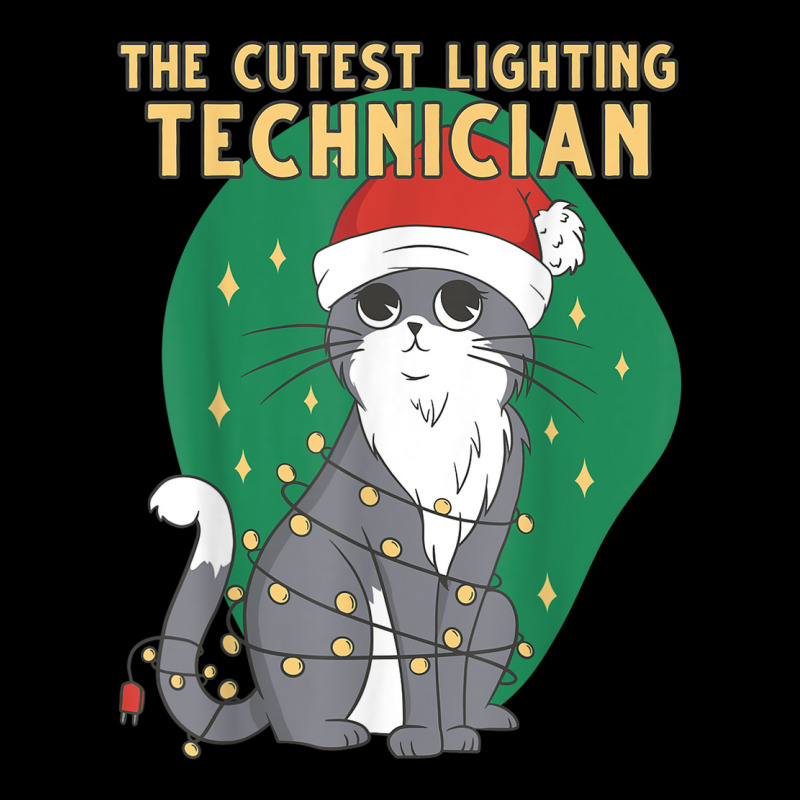 Cute Lighting Technician Cat Lover Christmas Kitten Cat Xmas Toddler Sweatshirt by Posh | Artistshot