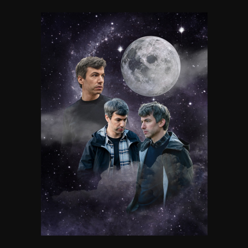 Nathan Fielder Dramatic Galaxy Wolf Print Style Crop Top by cm-arts | Artistshot