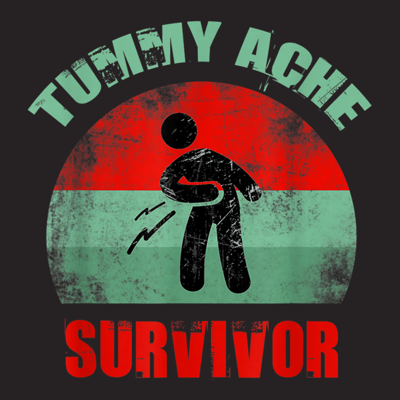 Vintage Funny Stomach Tummy Ache Survivor Sensitive Tummy T Shirt Vintage Cap by cm-arts | Artistshot