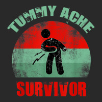 Vintage Funny Stomach Tummy Ache Survivor Sensitive Tummy T Shirt Printed Hat | Artistshot