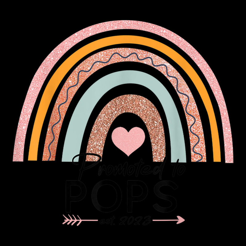 Promoted To Pops Est 2023 Women Rainbow First Time Grandma Adjustable Cap by Sombre | Artistshot