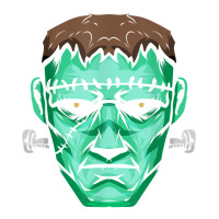 Green Frankenstein Monster Halloween T Shirt V-neck Tee | Artistshot