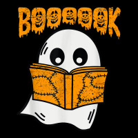 Retro Cute Ghost Reading A Book Teacher School Funny Cropped Hoodie | Artistshot