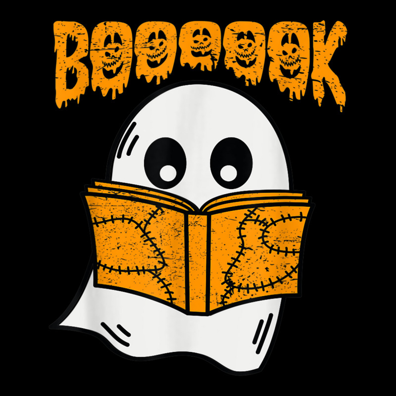 Retro Cute Ghost Reading A Book Teacher School Funny Cropped Hoodie by Posh | Artistshot