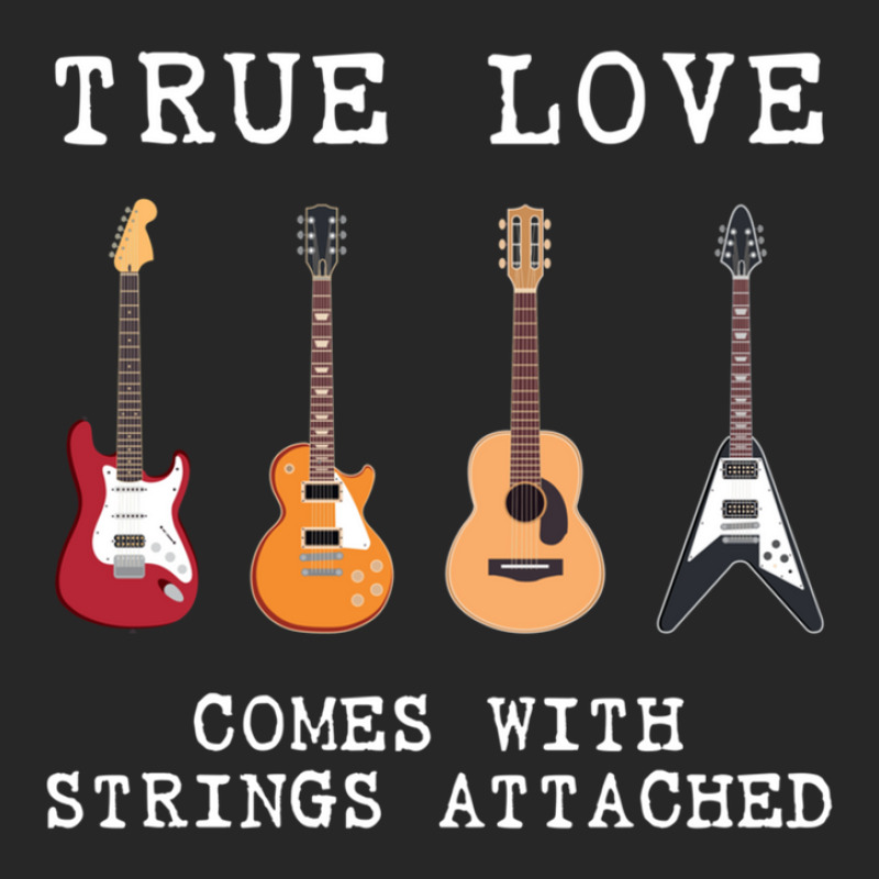 Guitar Player Gift True Love Strings Attached Guitarist Men's T-shirt Pajama Set by DavidJones | Artistshot