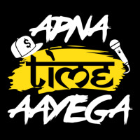 Apna Time Aayega Hindi Slogan Desi Quote Adjustable Cap | Artistshot