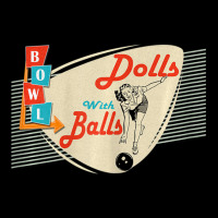 Womens Dolls With Balls Vintage Retro Matching Bowling Team Youth Jogger | Artistshot