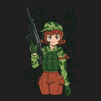 Anime Soldier Girl T-shirt | Artistshot