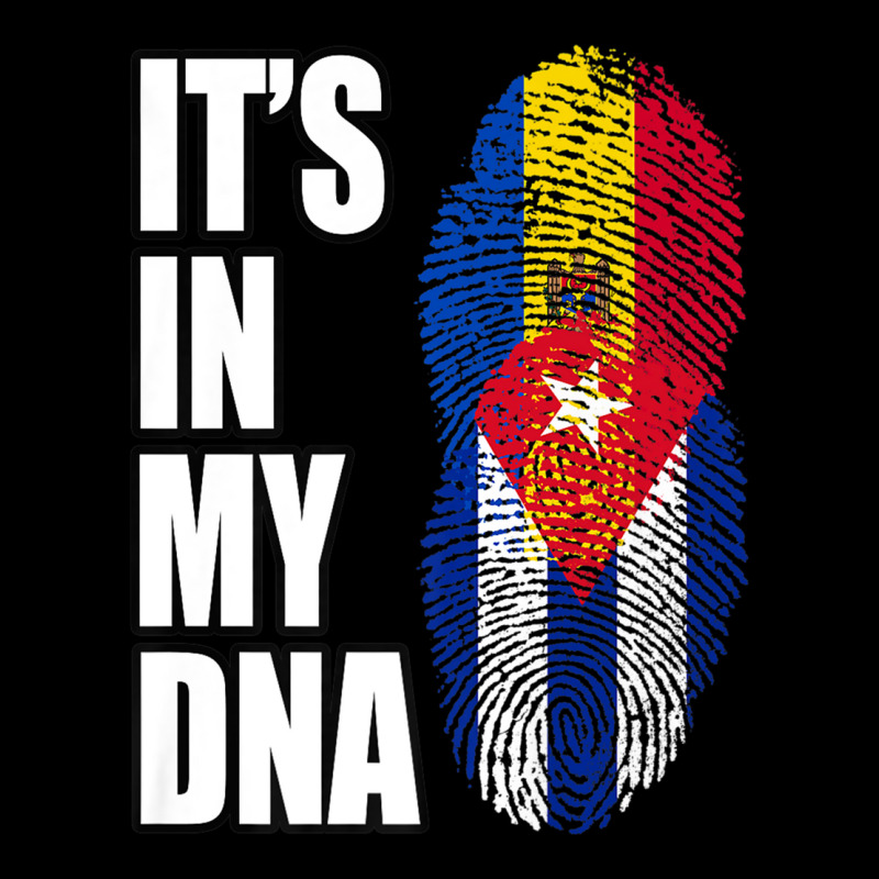 Cuban And Moldovan Mix Dna Heritage Flag Premium T Shirt Cropped Hoodie by cm-arts | Artistshot