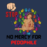 No Mercy For Pedophile,  Pedophile, Stop Ladies Denim Jacket | Artistshot