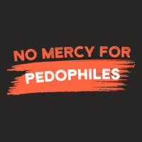 No Mercy For Pedophiles Saveourchildren Ladies Fitted T-shirt | Artistshot