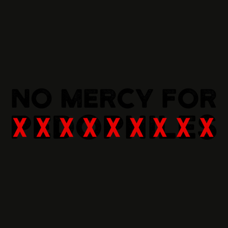 No Mercy For Pedophiles Saveourchildren Scorecard Crop Tee by cm-arts | Artistshot