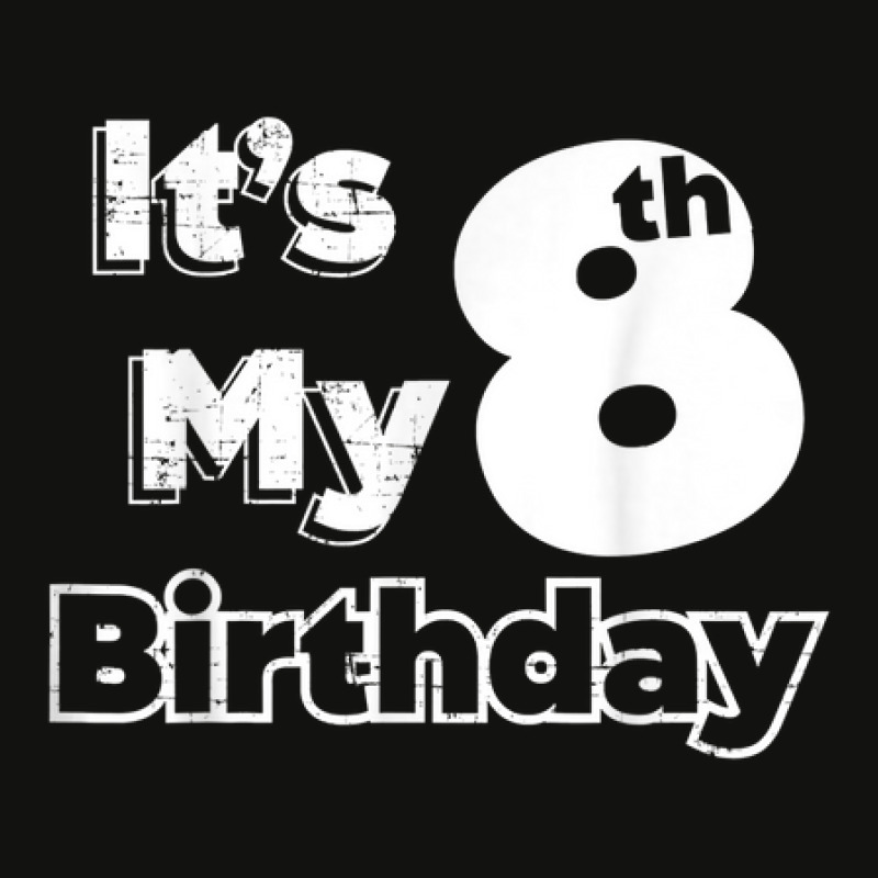 I´m Eight Years Old And It´s My 8th Birthday Scorecard Crop Tee by Queens | Artistshot