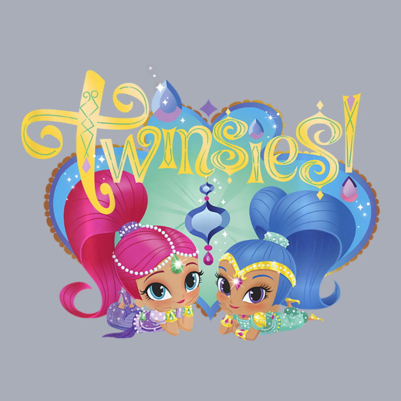 Kids Shimmer And Shine Twinsies Framed Portrait Tank Dress | Artistshot