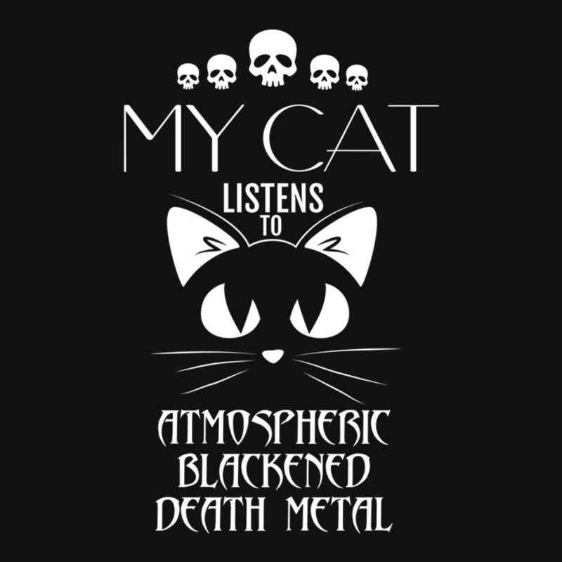 My Cat Listens To Atmospheric Blackened Death Metal Scorecard Crop Tee by cm-arts | Artistshot