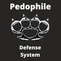 Pedophile Defense System Ladies Fitted T-shirt | Artistshot