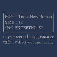 If Your Font Is Huge Bold Or Cute Font Times New Roman T Shirt Ladies Denim Jacket | Artistshot