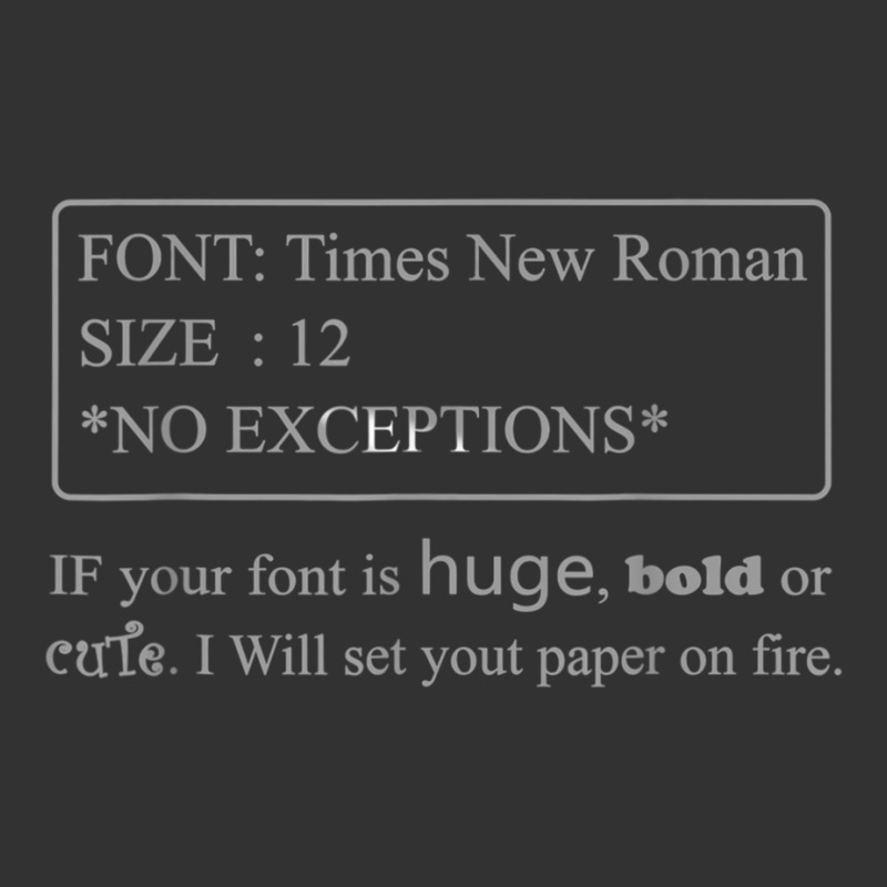 If Your Font Is Huge Bold Or Cute Font Times New Roman T Shirt Baby Bodysuit by cm-arts | Artistshot