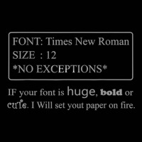 If Your Font Is Huge Bold Or Cute Font Times New Roman T Shirt Toddler 3/4 Sleeve Tee | Artistshot